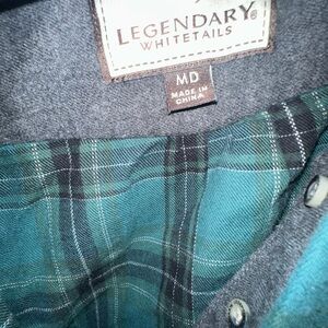 Legendary Whitetails Plaid Tunic Flannel Shirt